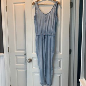 Cloth and Stone Chambray Denim Jumpsuit Small